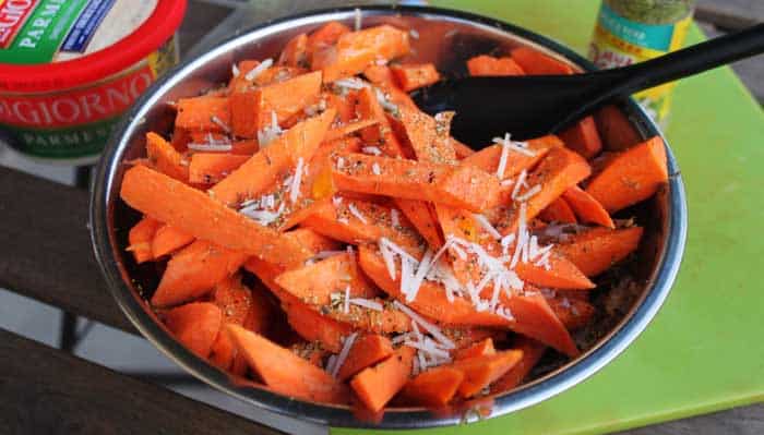 Baked sweet potatoes